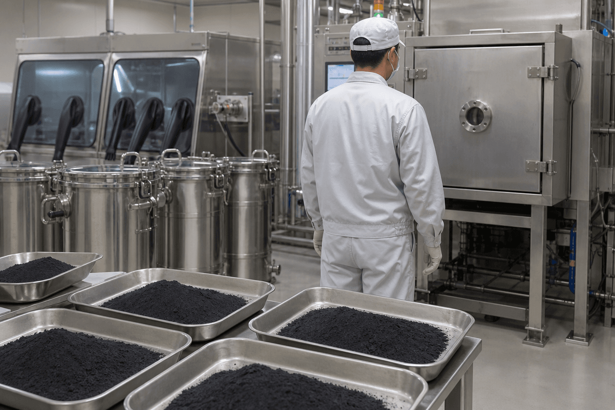 Battery Powder Controlled-Atmosphere Thermal Treatment