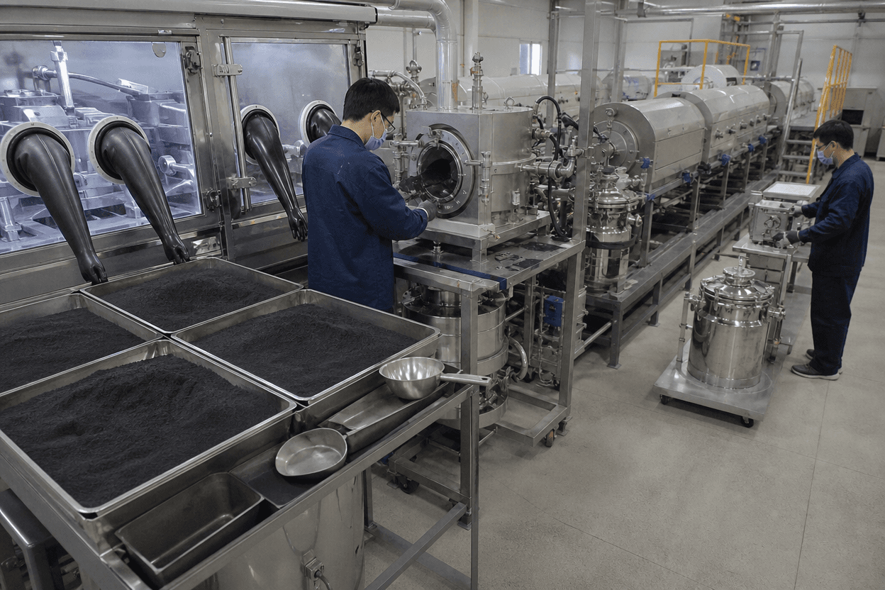 Lithium Battery Materials process